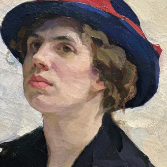 Соколов М.Г., Женский портрет, 1914 г.